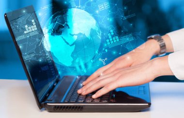 El dizüstü dünya çapında raporları bağlantılar ve istatistik kavramı ile kullanma