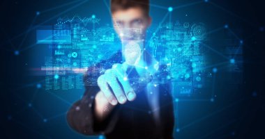 Adam hologram parmak izi ile erişme