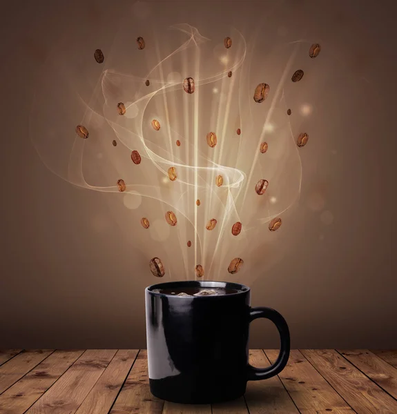 แนวคิดการนึ่งกาแฟ — ภาพถ่ายสต็อก