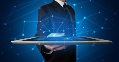 Sanal bağlantı kavramı ile karanlık bir alanda el