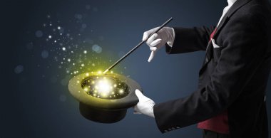 Beyaz el conjuring ortada