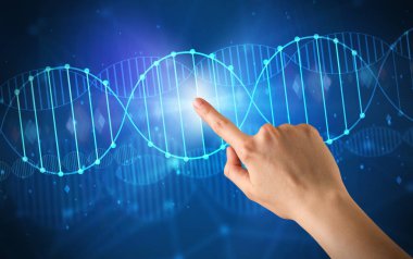 DNA molekülünün dokunmadan el