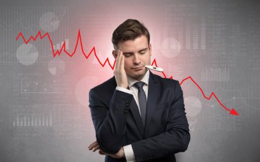 Performans kavramı azalan ile hasta işadamı
