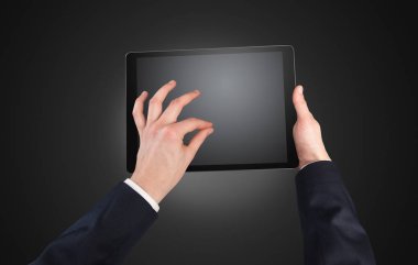 El tablet kopya alanı ile kullanma