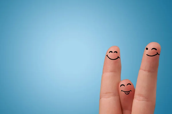 Smile fingers together — Stock Photo, Image