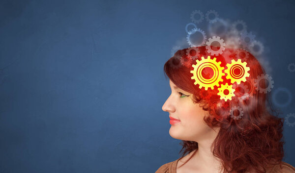 Портрет с шестернями
