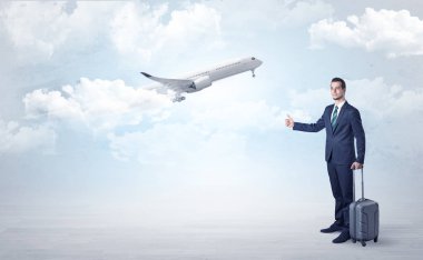 Uçak kavramı çıkış ile otostop Ajan