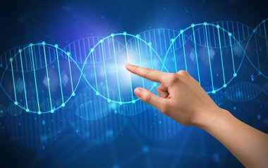 DNA molekülünün dokunmadan el