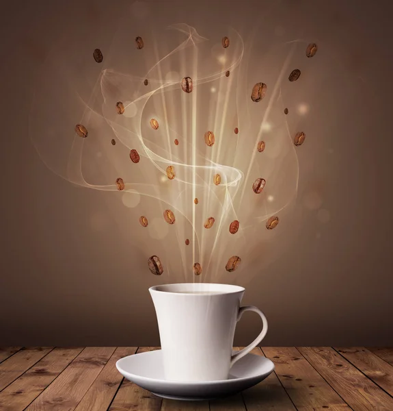 蒸咖啡的概念 — 图库照片
