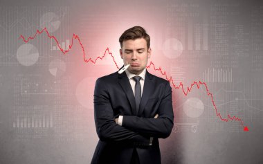 Performans kavramı azalan ile hasta işadamı