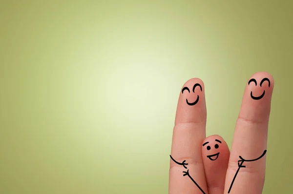 Dedinhos felizes sorrindo e pendurados juntos — Fotografia de Stock