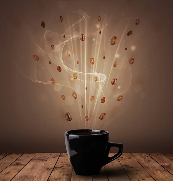 Concepto de café al vapor —  Fotos de Stock
