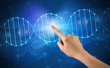DNA molekülünün dokunmadan el