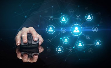 Fare ile insan ağ kavramı kullanarak ele