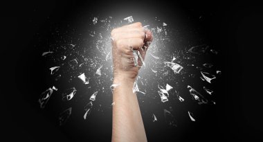 El yoğun vurur ve gözlük tatili