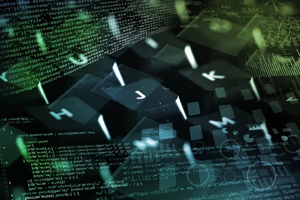 Kavram kodlama ile yakın çekim klavye