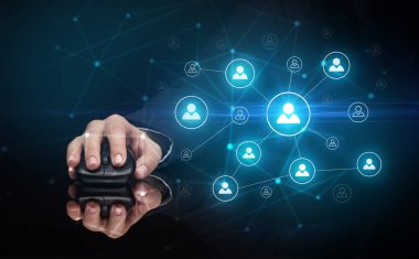 Fare ile insan ağ kavramı kullanarak ele