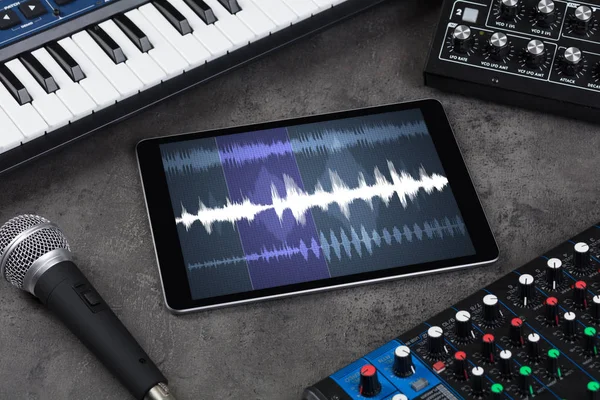 Tablet and electronic music instruments