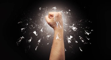 El yoğun vurur ve gözlük tatili