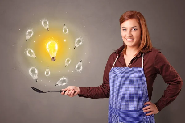 Koken nieuw idee in de wok — Stockfoto