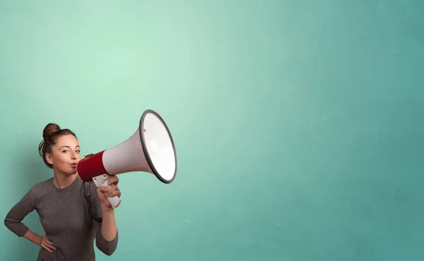 Person anläggning MegaFon — Stockfoto