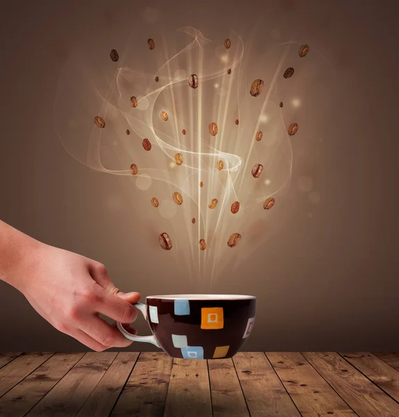 Parzenie kawy koncepcja — Zdjęcie stockowe