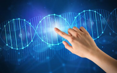 DNA molekülünün dokunmadan el