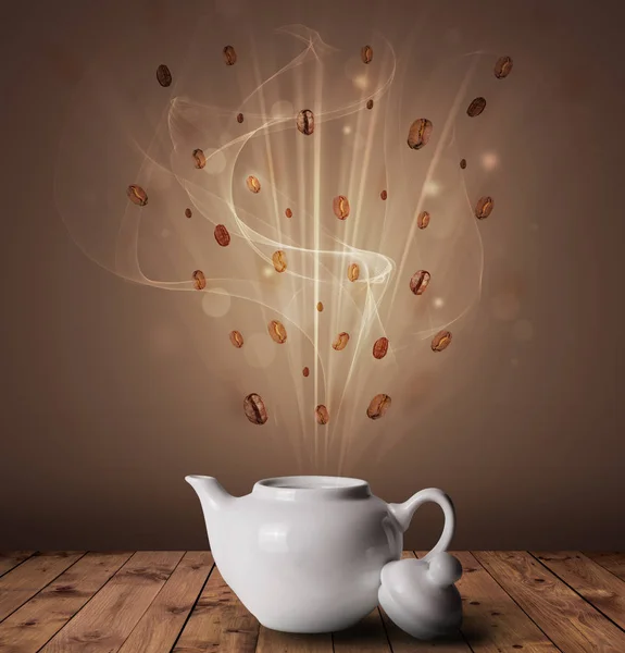 Steaming coffee concept — Stock Photo, Image