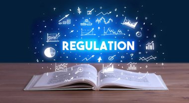 Açık bir kitaptan çıkan iş yazıları