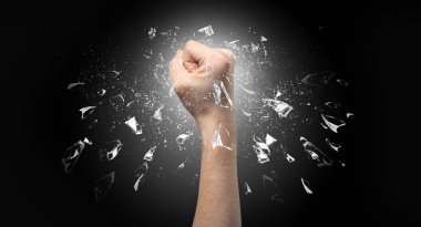 El yoğun vurur ve gözlük tatili