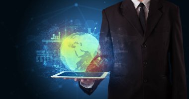 Tablet küresel veritabanı ile tutarak