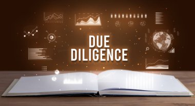 Açık bir kitaptan çıkan iş yazıları