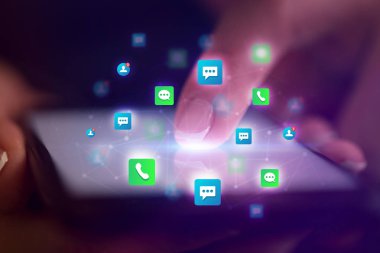 Telefon Rehber konsepti ile dokunmadan parmak