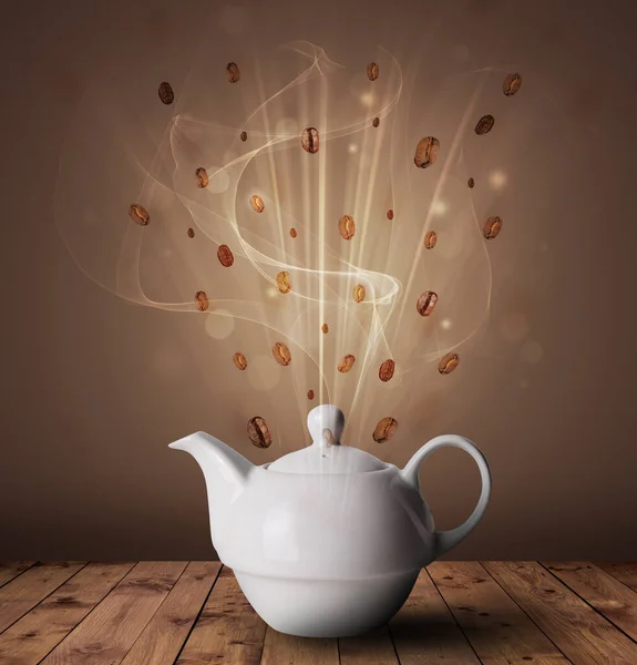 Dampende koffie concept — Stockfoto