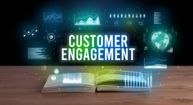 Açık bir kitaptan çıkan iş yazıları