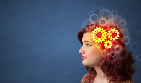 Портрет с шестернями
