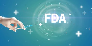 Virüs aşısıyla şırınga iğnesi