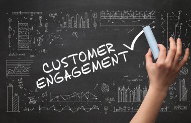 El çizimi yeni iş konsepti