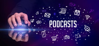 El ele tutuşan kablosuz çevre