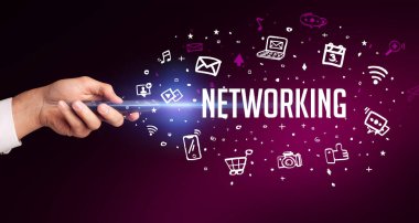 El ele tutuşan kablosuz çevre