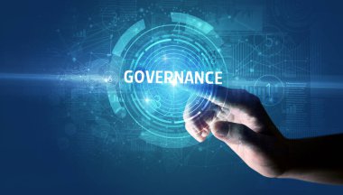 İş konseptine el sıkışma düğmesi