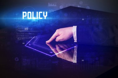 Dijital tabloya elle dokun