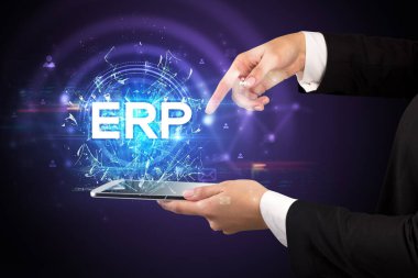 Kısaltmalı dokunmatik ekranın yakın plan görüntüsü.