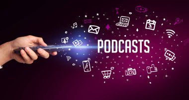 El ele tutuşan kablosuz çevre