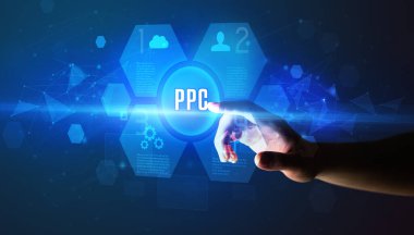 Dijital düğmeye elle bas