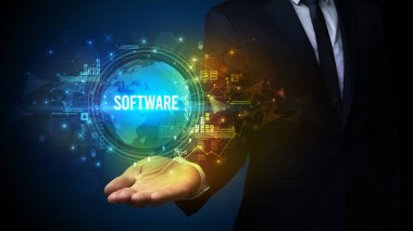 Teknolojiyle ilgili zarif el ele tutuşmalar.