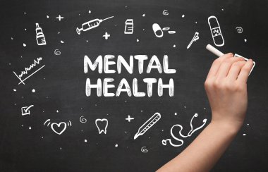 El çizimi tıbbi konsept