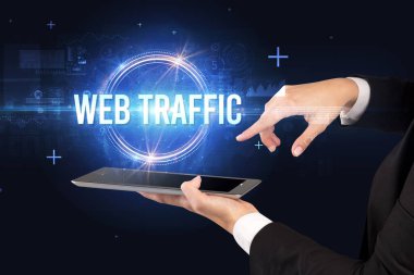 Dokunmatik ekran yakın plan, yeni teknoloji konsepti