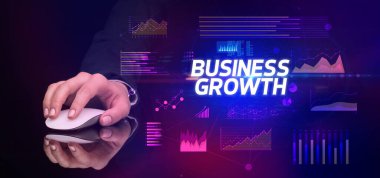 Kablosuz, çevresel, siber iş konsepti