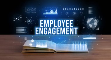 Açık bir kitaptan çıkan iş yazıları